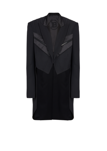 Blazer with satin tailcoat