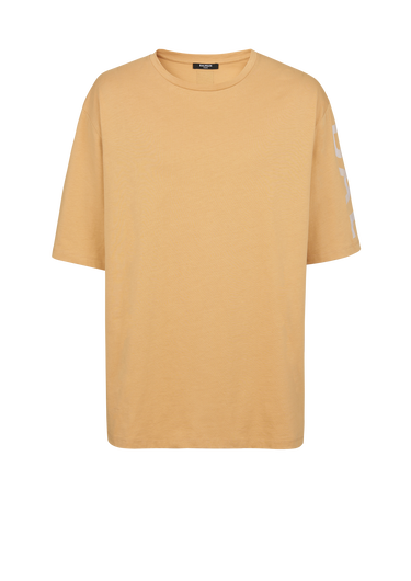 Oversized cotton T-shirt with Balmain logo